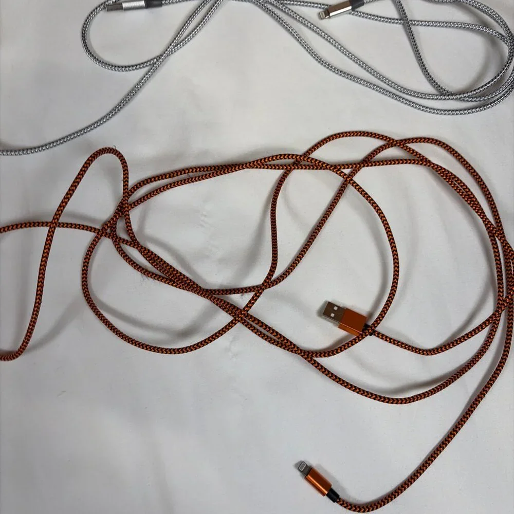 10 Assorted USB to Lightning Cables USB Cable